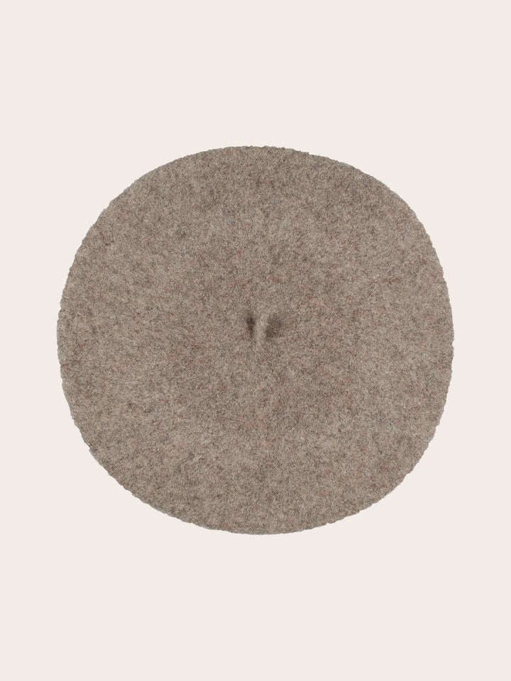 Klassische Loevenich Baskenmütze aus reiner Wolle