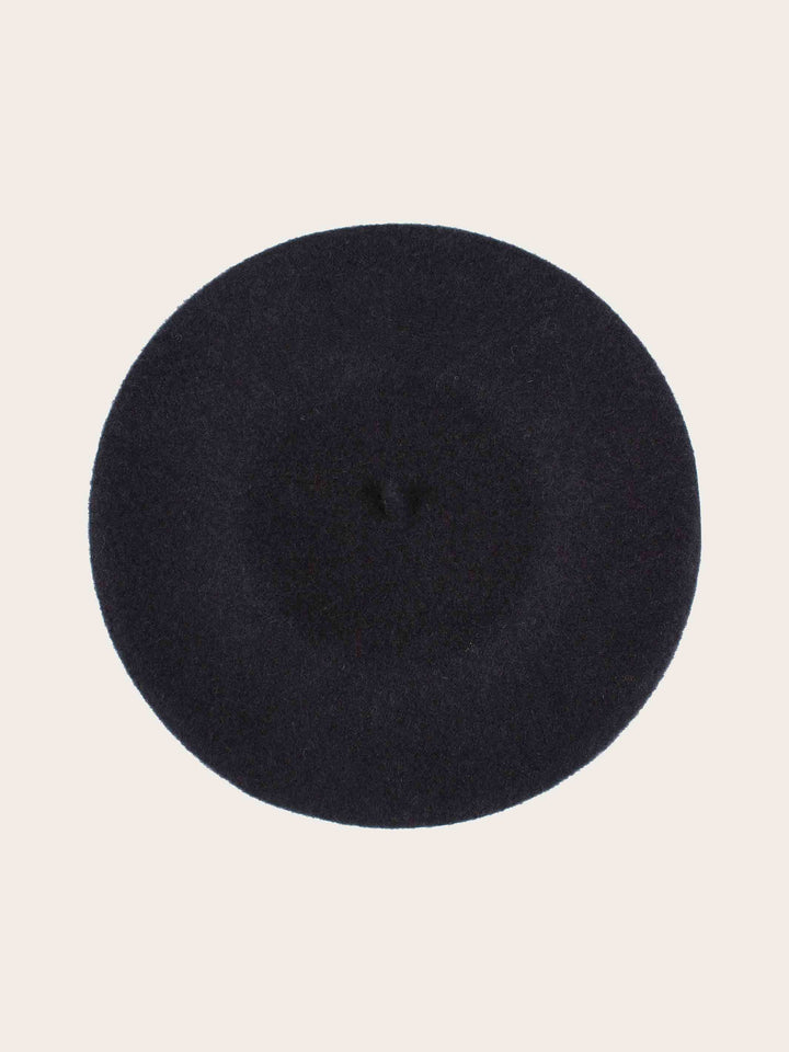 Klassische Loevenich Baskenmütze aus reiner Wolle