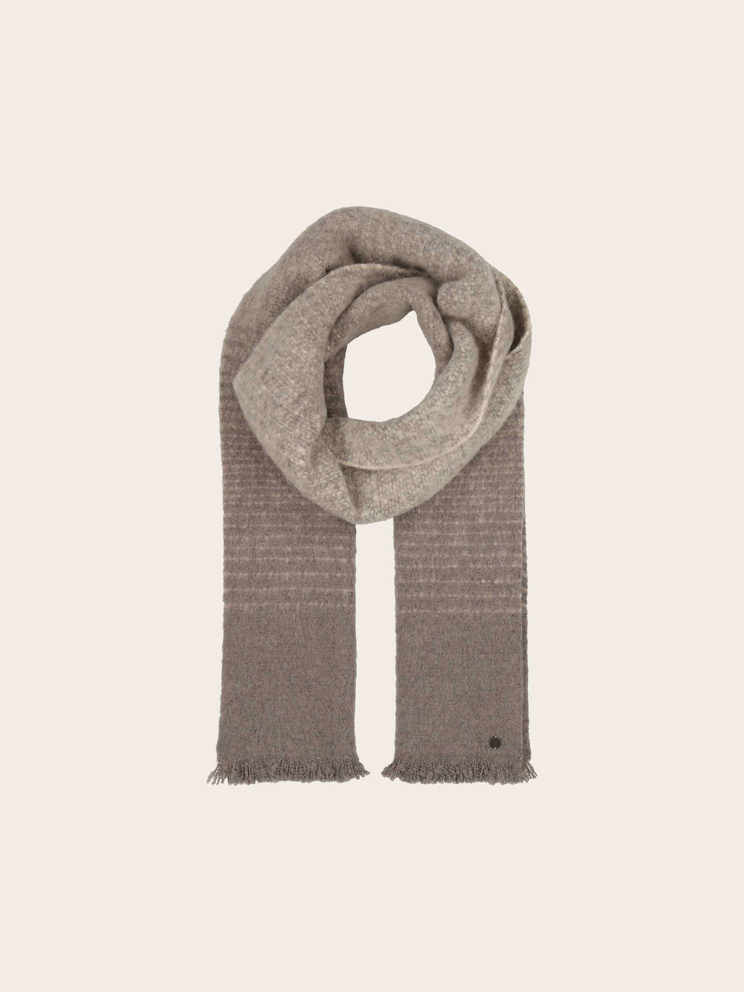 Kuscheliger Schal im Ombré-Design mit Wollanteil