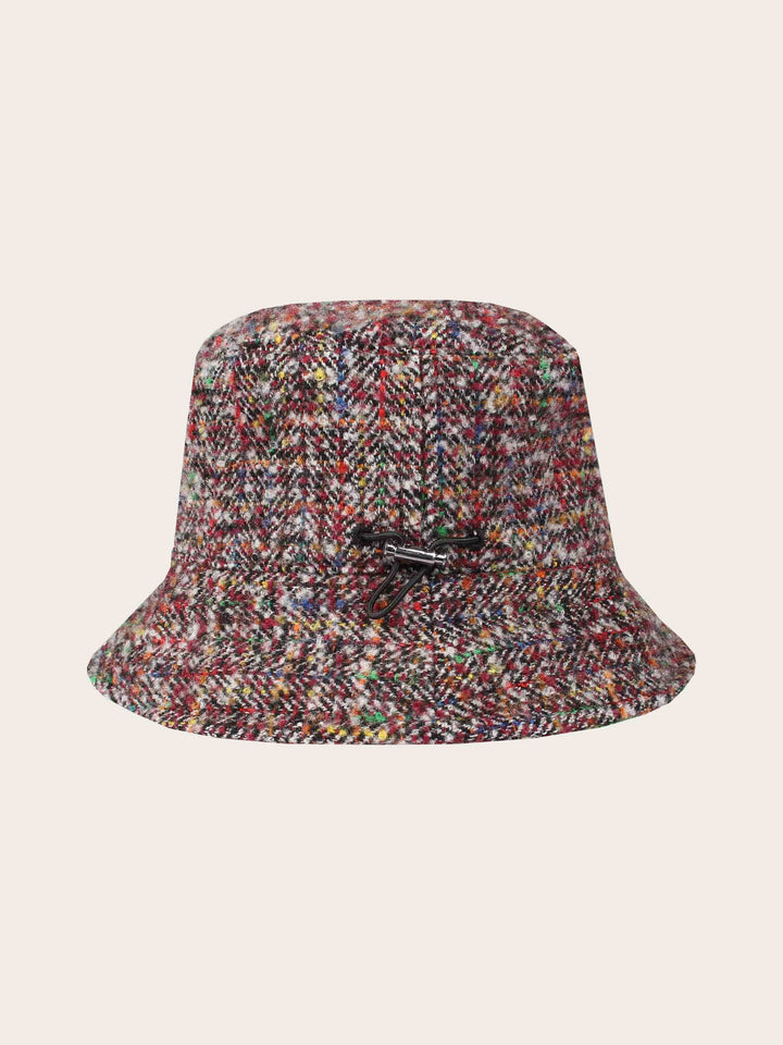 Gefütterter Loevenich Bucket Hat mit buntem Karomuster