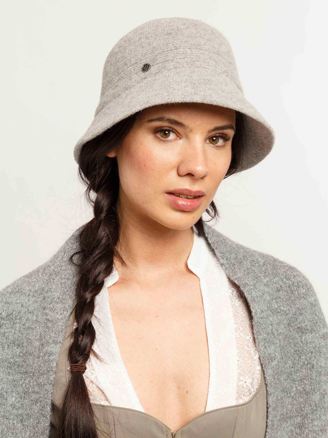 Loevenich Glockenhut aus Wollmischung