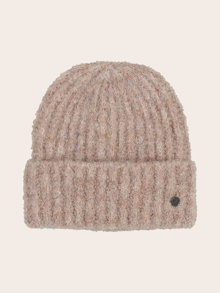 Kuschelige gerippte Strickmütze