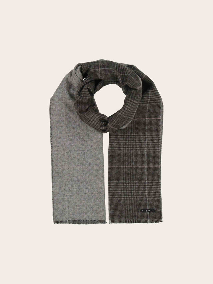 bugatti Doubleface-Schal mit Glencheck-Karo