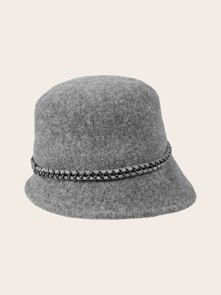 Loevenich Glockenhut aus Wollmischung mit Kettenbandbesatz