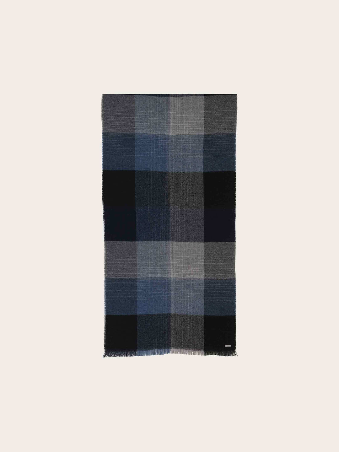 Ton-in-Ton bugatti Schal mit Karomuster