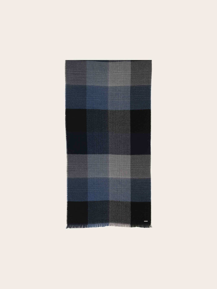 Ton-in-Ton bugatti Schal mit Karomuster