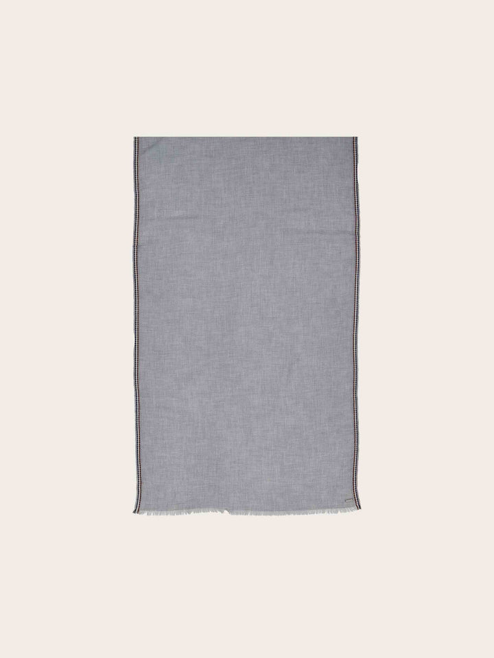 Leichter bugatti Schal mit bugatti-Flag-Rand