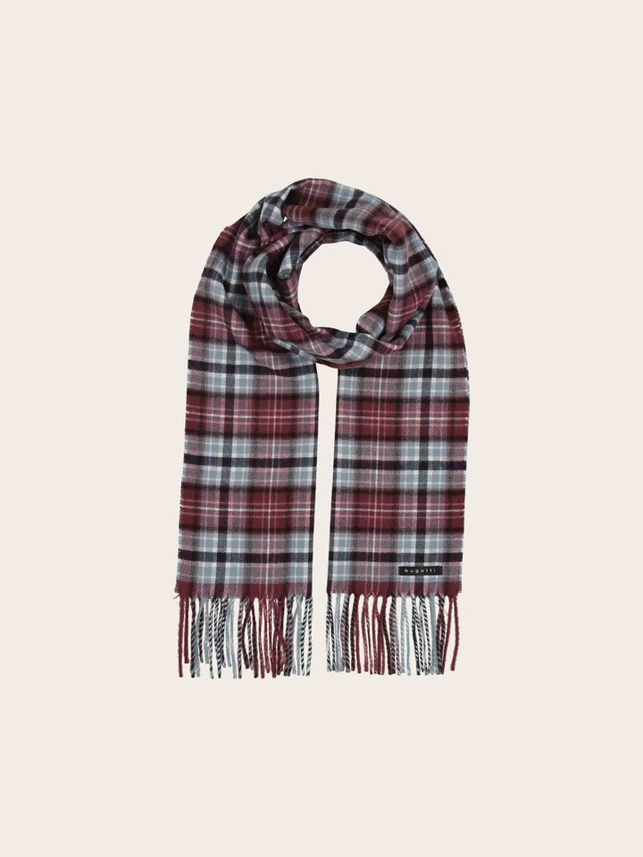 bugatti Cashminkschal mit Karomuster