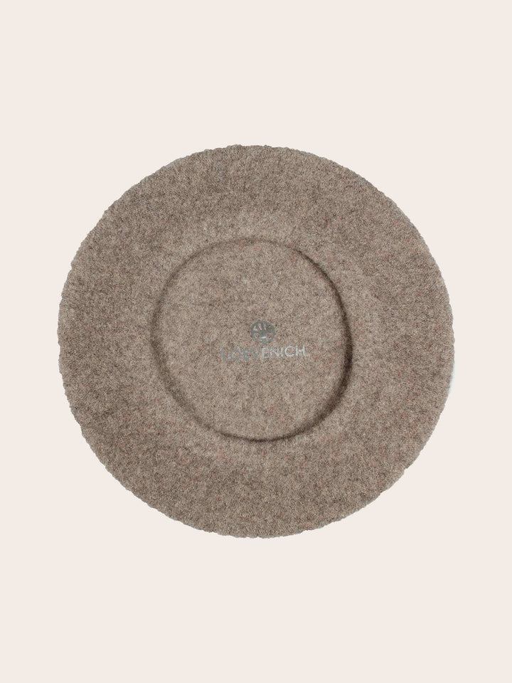 Klassische Loevenich Baskenmütze aus reiner Wolle