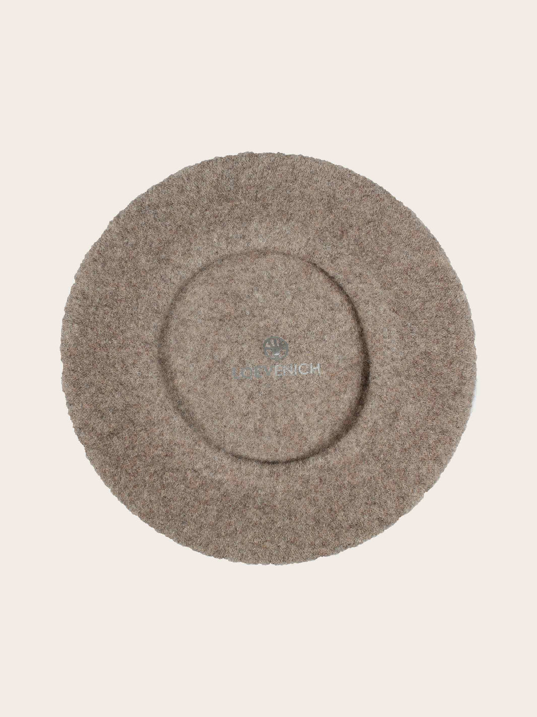 Klassische Loevenich Baskenmütze aus reiner Wolle