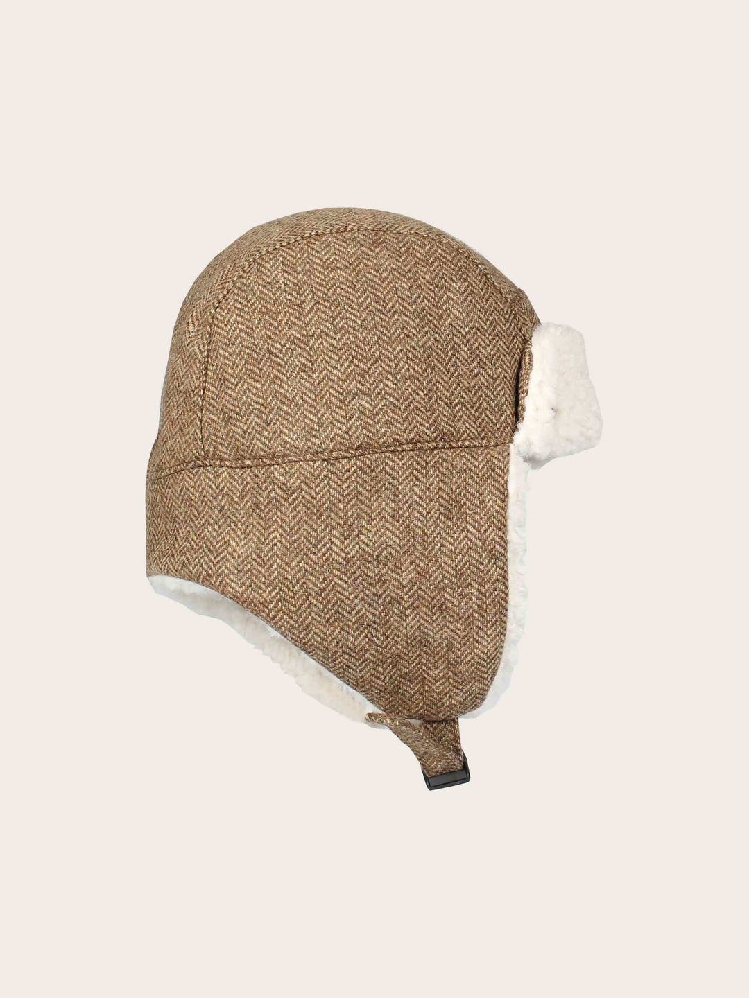 Loevenich Fliegermütze mit Ohrenklappen mit Fischgrät-Design