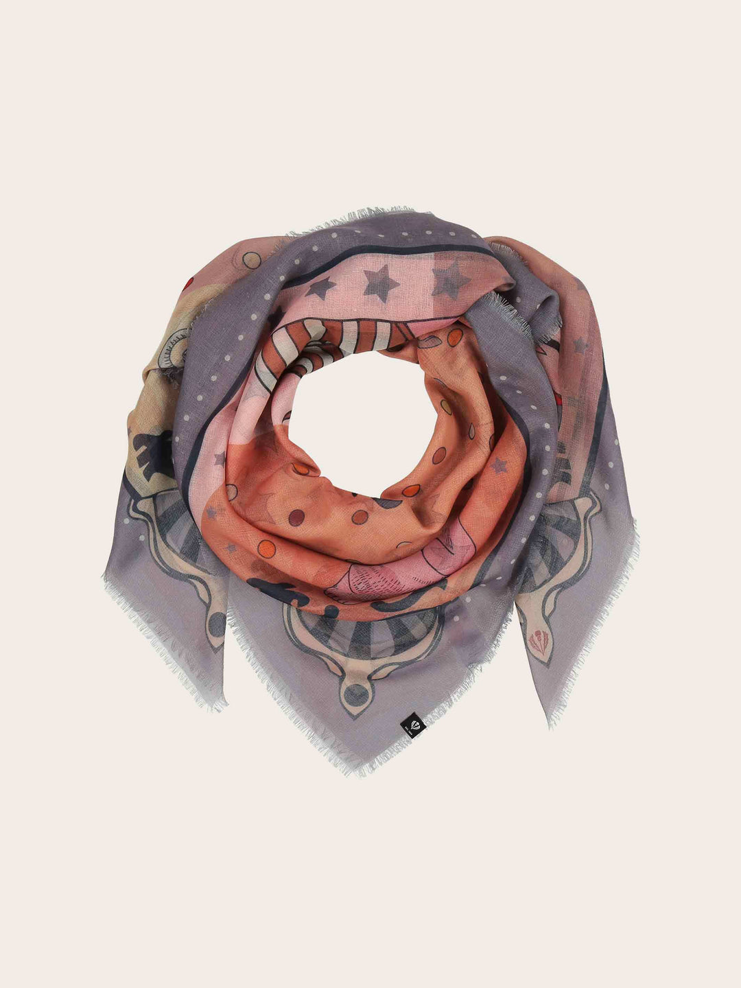 Sustainability Edition - Tuch mit Zirkus-Print