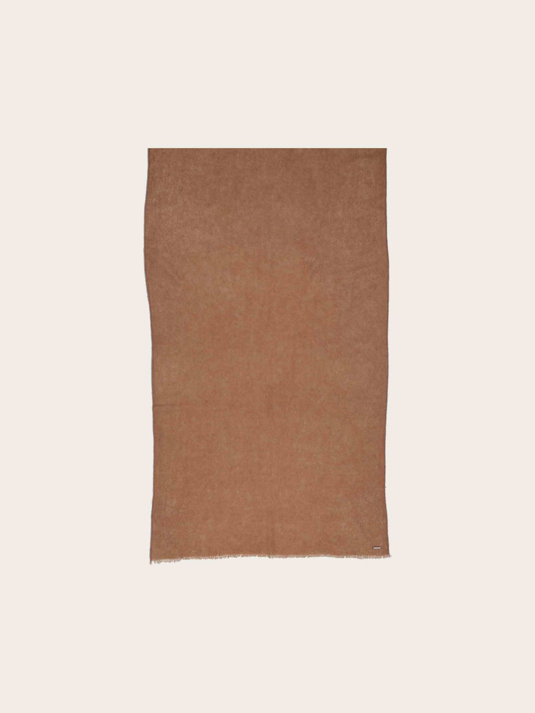 Hochwertiger einfarbiger bugatti Schal mit farbiger Applikation