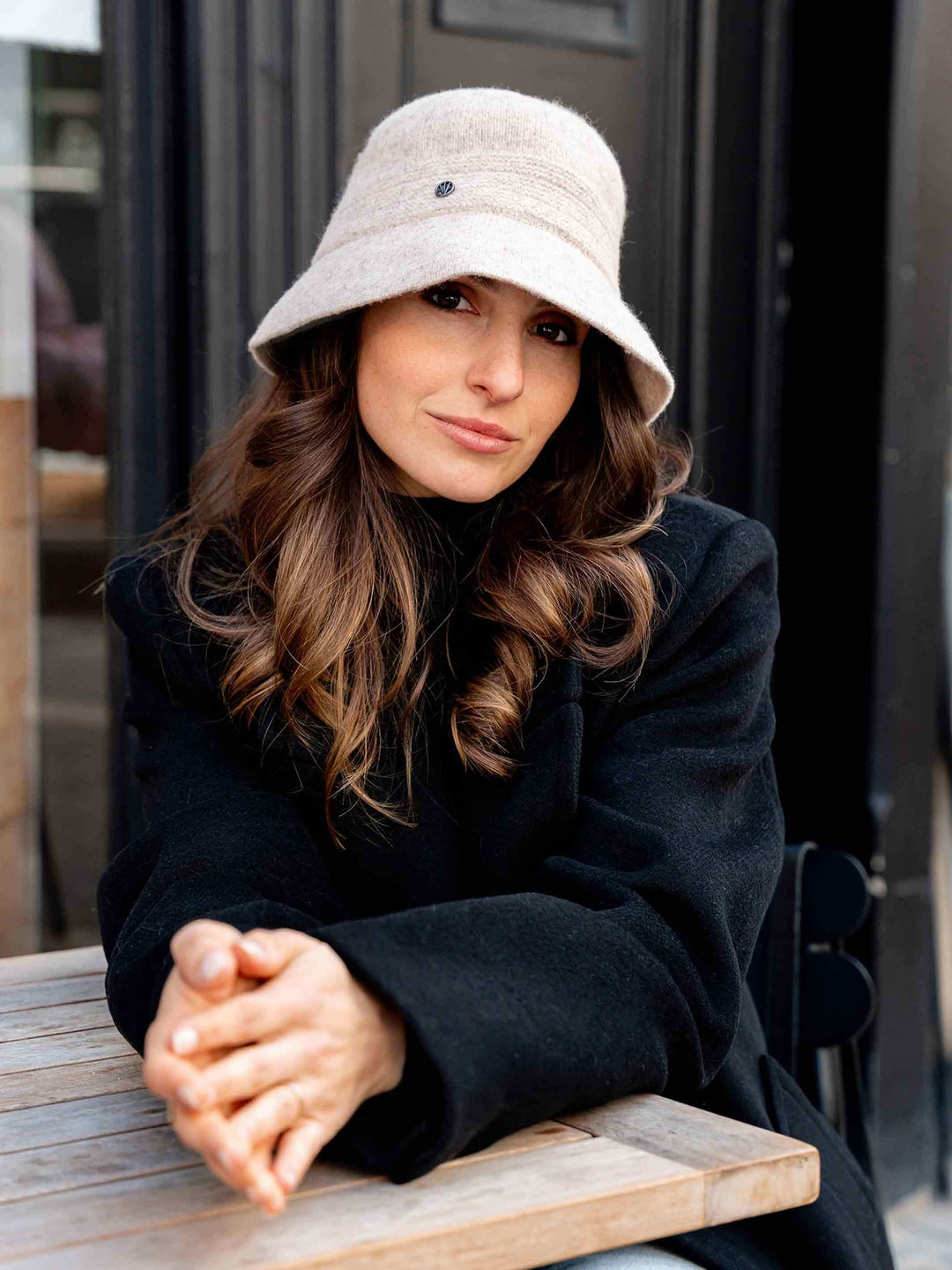 Loevenich Glockenhut aus Wollmischung