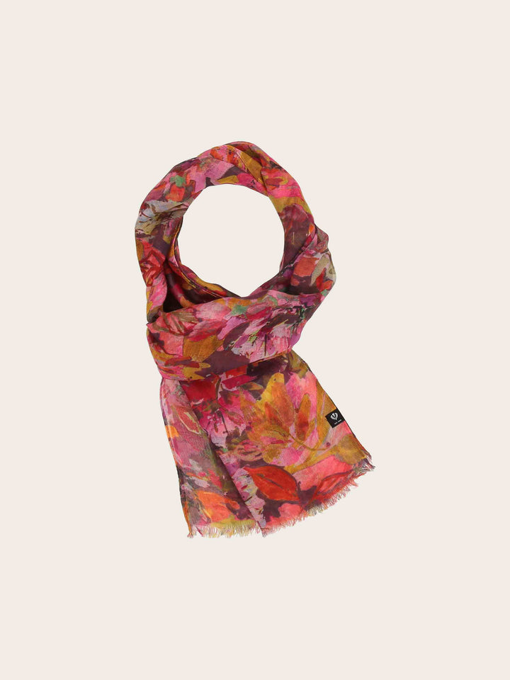 Sustainability Edition - Leichter Schal mit Allover Blumen-Print