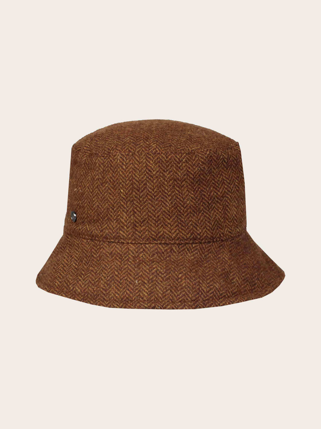 Gefütterter Loevenich Bucket Hat mit Fischgrät-Design