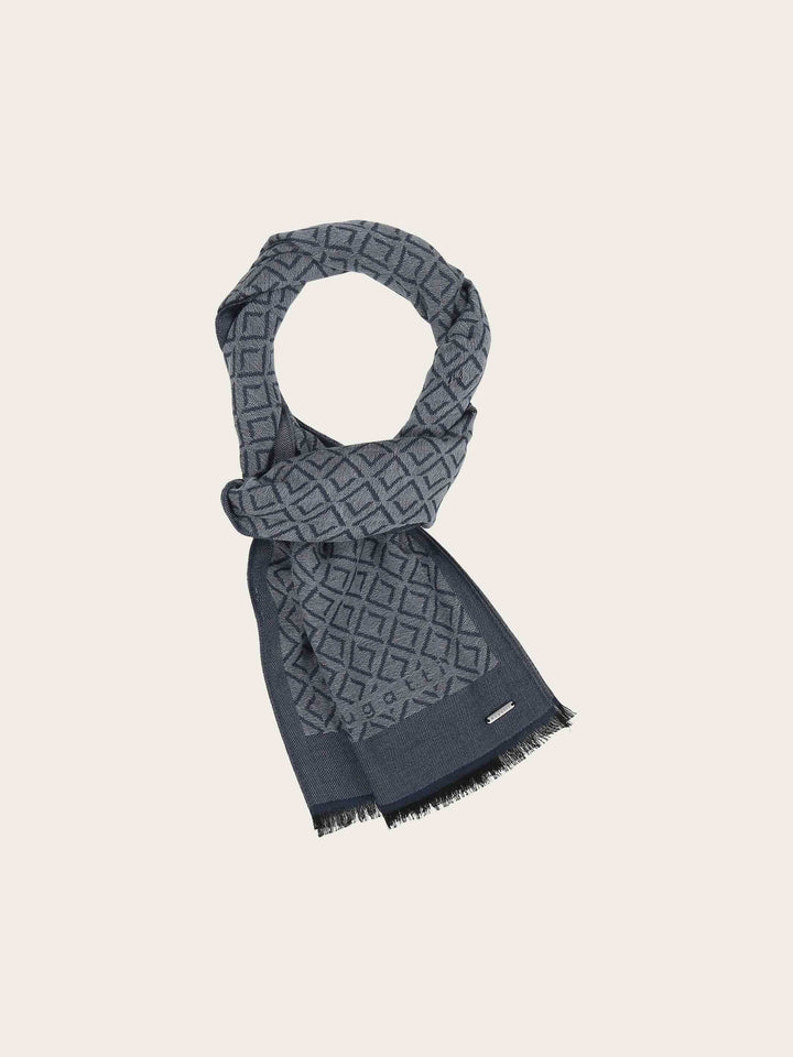 Leichter bugatti Schal mit geometrischem Muster