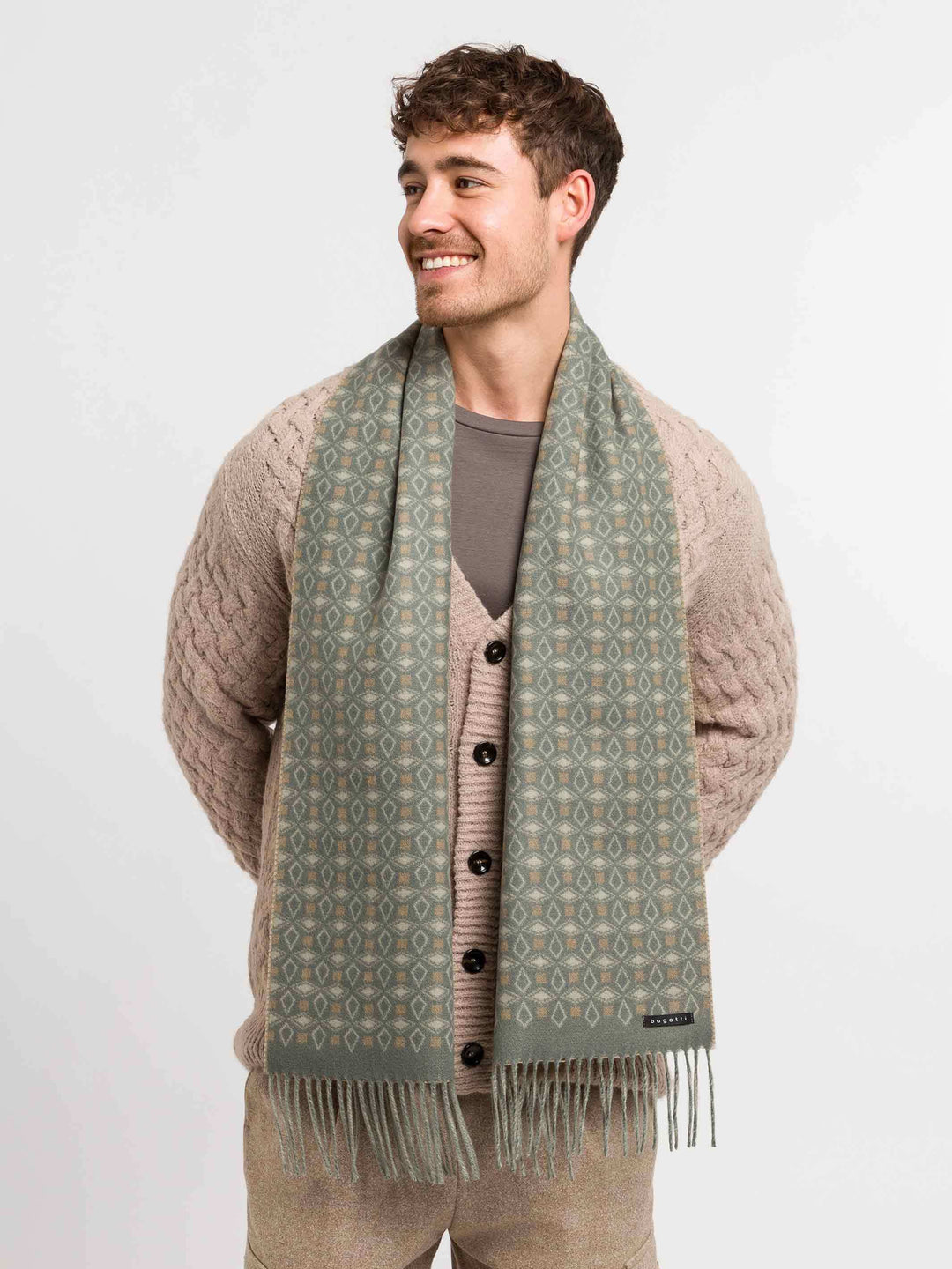 bugatti Schal mit Paisley-Muster