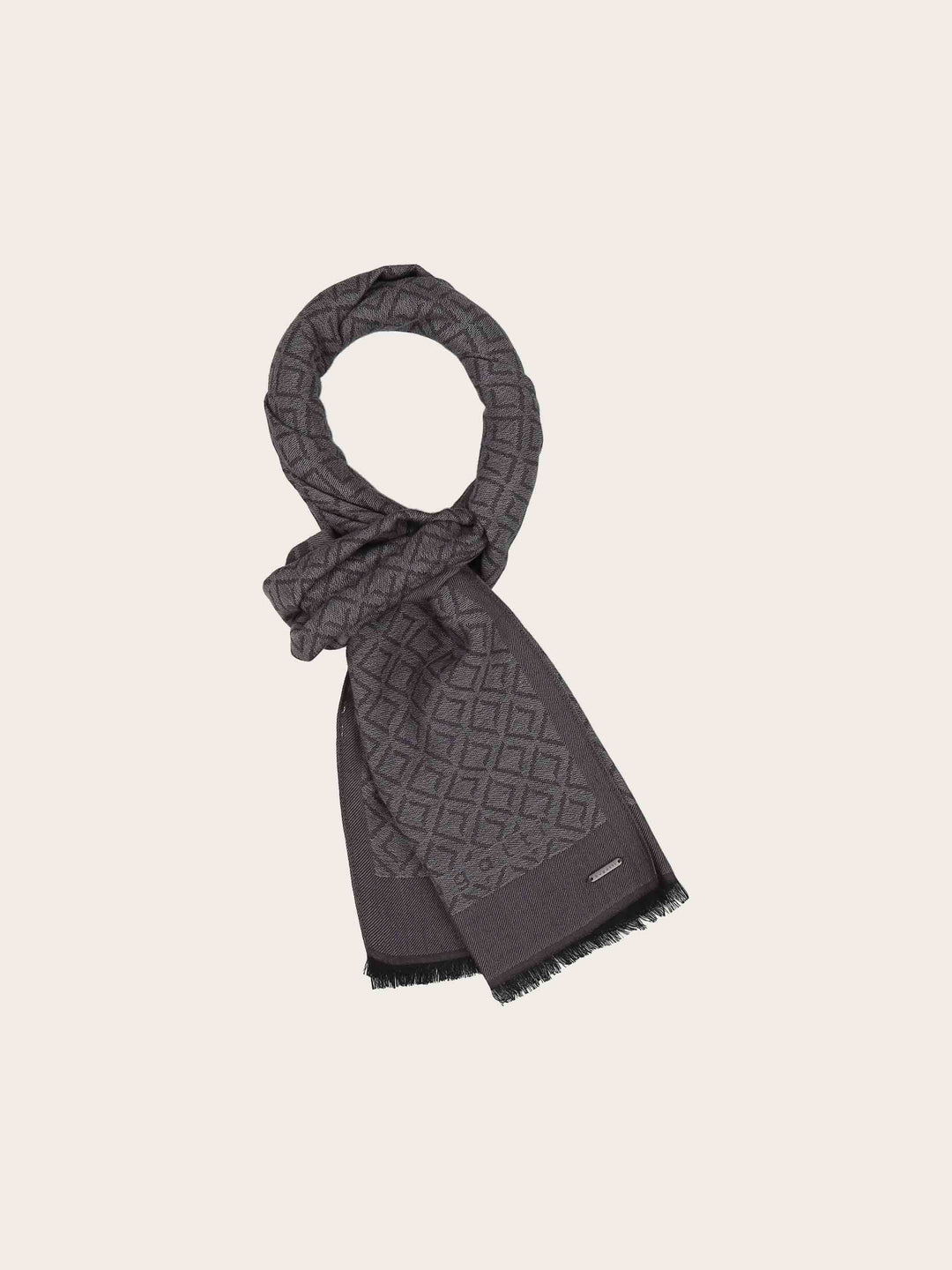Leichter bugatti Schal mit geometrischem Muster