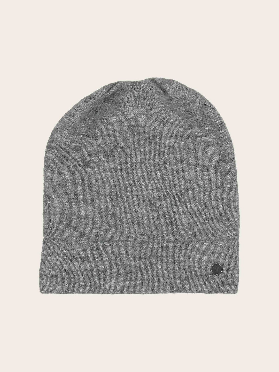 Einfarbige Strick-Beanie in Wollmischung