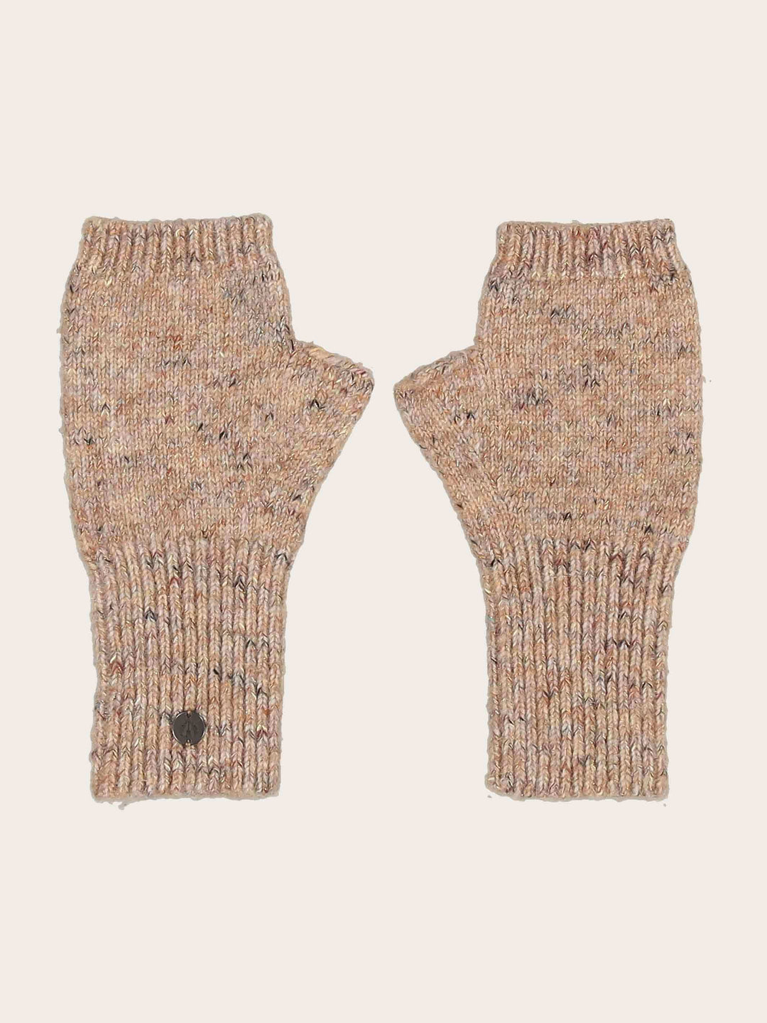 Gestrickte Stulpen mit Glitzer-Effekt