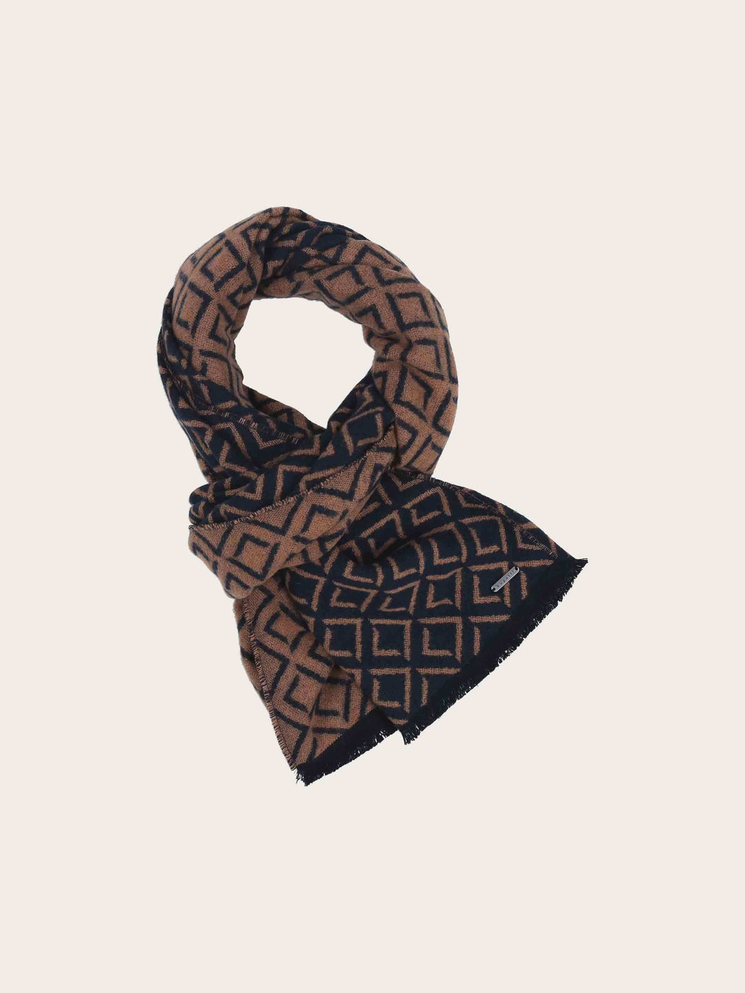 bugatti Doubleface-Schal mit geometrischem Design