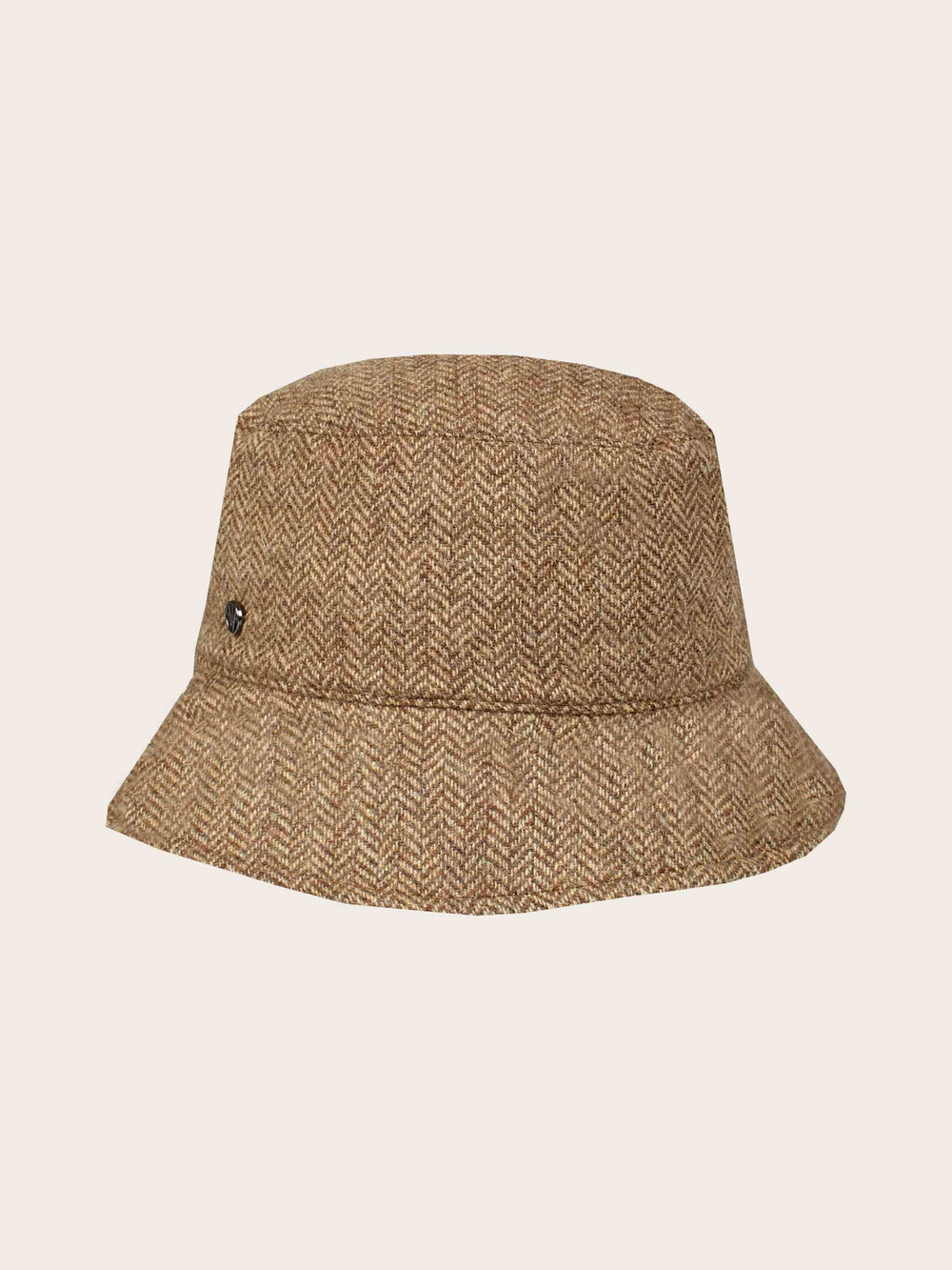Gefütterter Loevenich Bucket Hat mit Fischgrät-Design