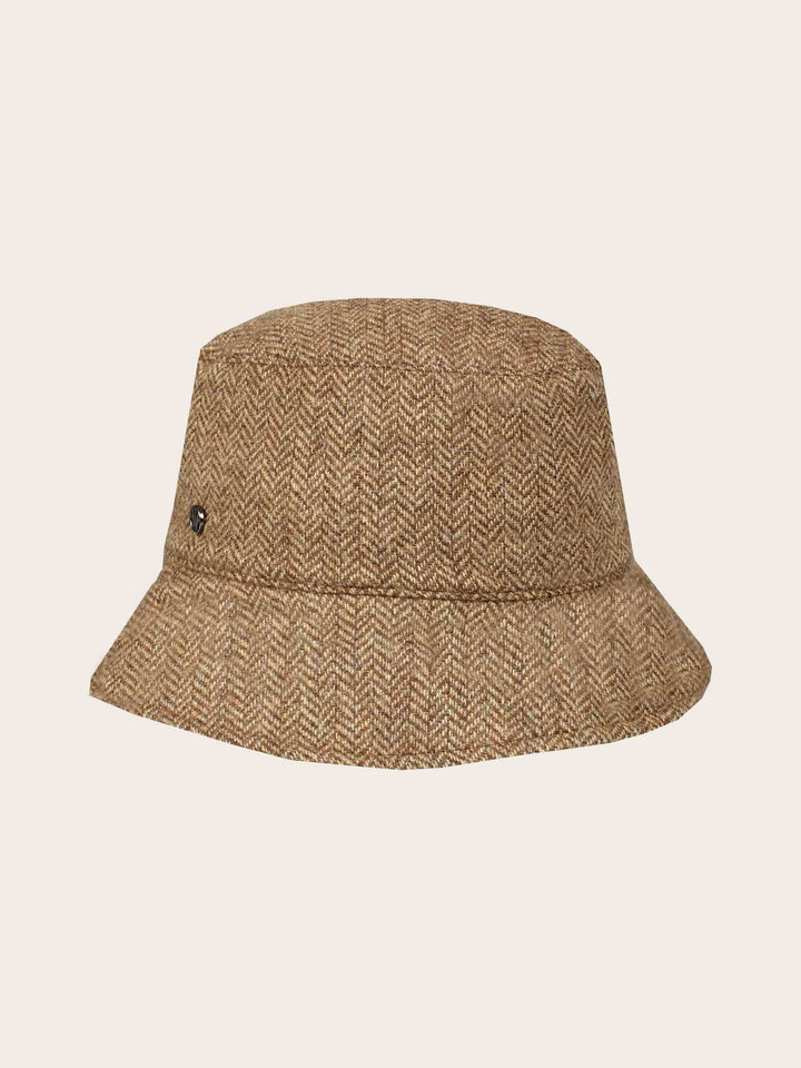 Gefütterter Loevenich Bucket Hat mit Fischgrät-Design