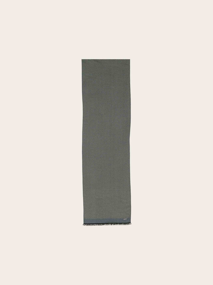 bugatti Schal mit geometrischem Design und farblich abgesetzem Rand