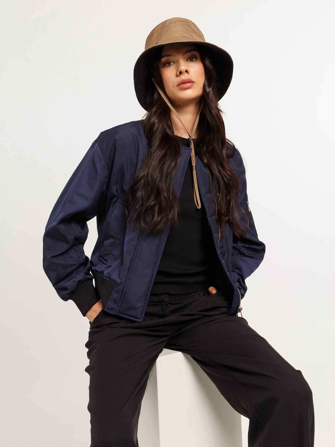 Warmer Loevenich Regen Bucket Hat mit Kinnband