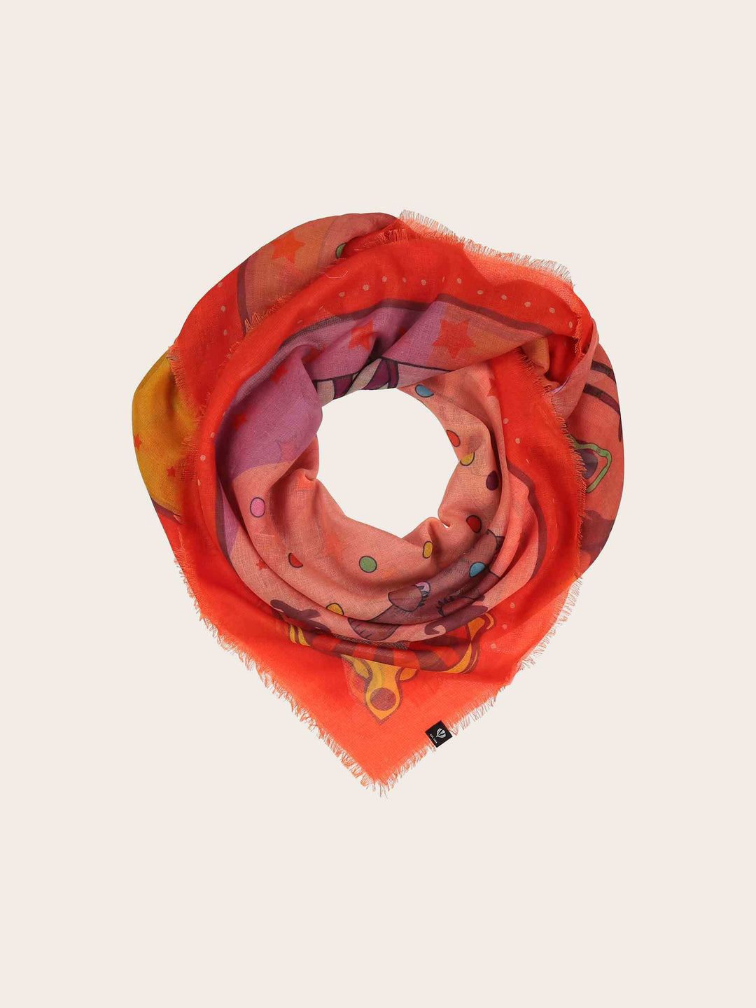 Sustainability Edition - Tuch mit Zirkus-Print