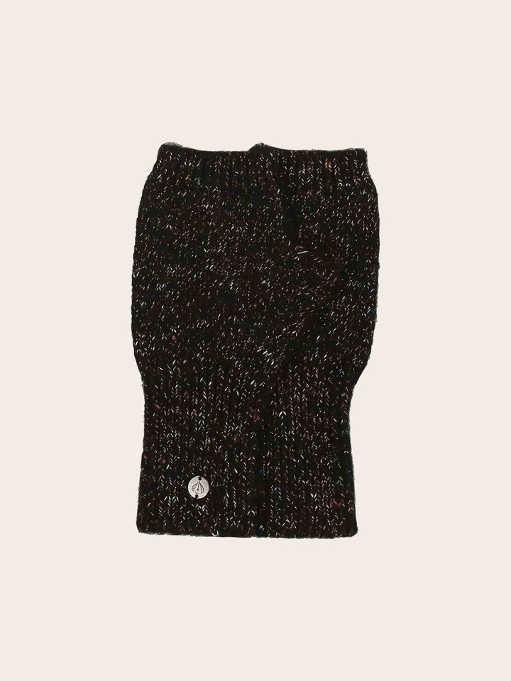 Gestrickte Stulpen mit Glitzer-Effekt