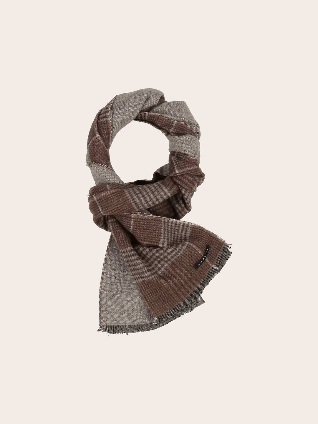 bugatti Doubleface-Schal mit Glencheck-Karo