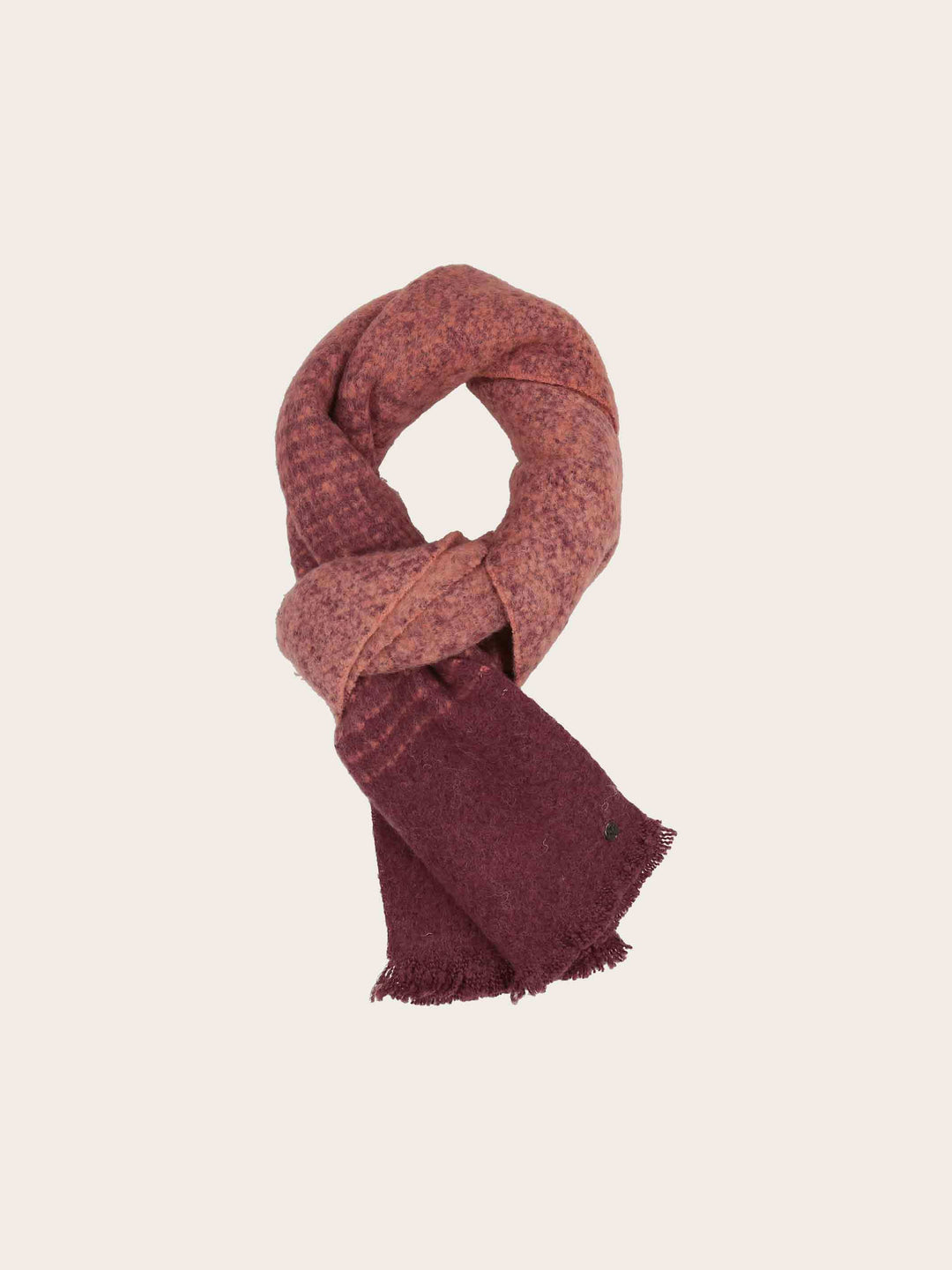 Kuscheliger Schal im Ombré-Design mit Wollanteil