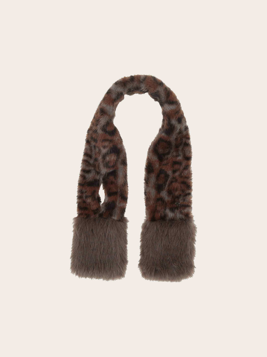 Weicher Loevenich Schal aus Kunstfell mit Leoparden-Muster