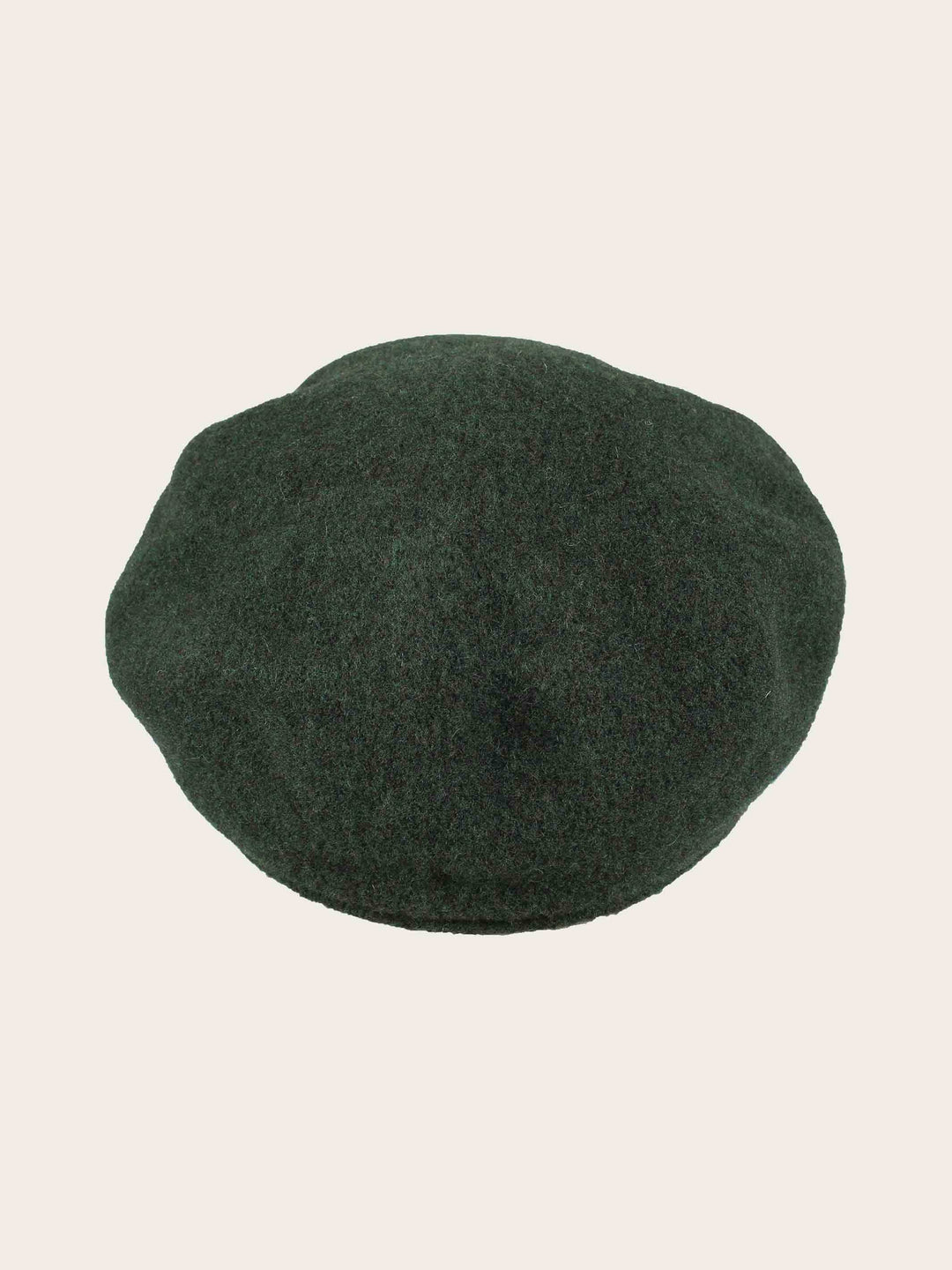 Einfarbige Loevenich Baker Boy Kappe aus reiner Wolle