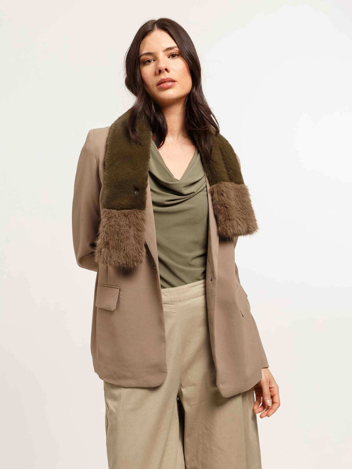 Loevenich Schal aus Kunstfell mit nicht sichtbarem Loch