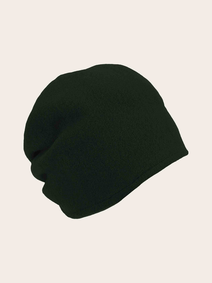 Loevenich Beanie aus reiner Wolle mit gefaltetem Rücken