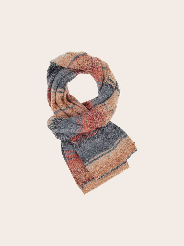 Loevenich Schal mit buntem Strickmuster