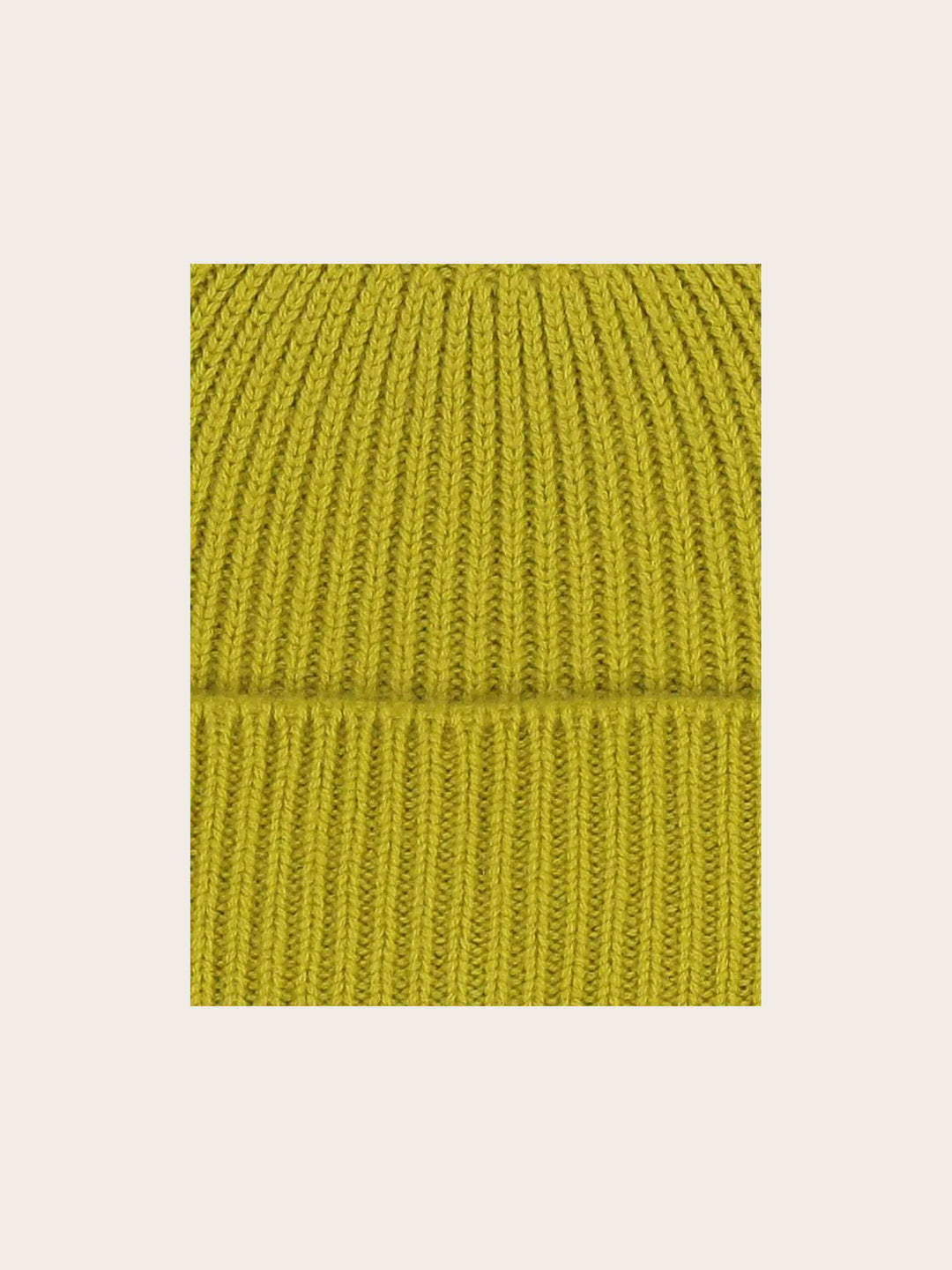 Grobstrick-Mütze mit breiter Krempe aus reiner Wolle