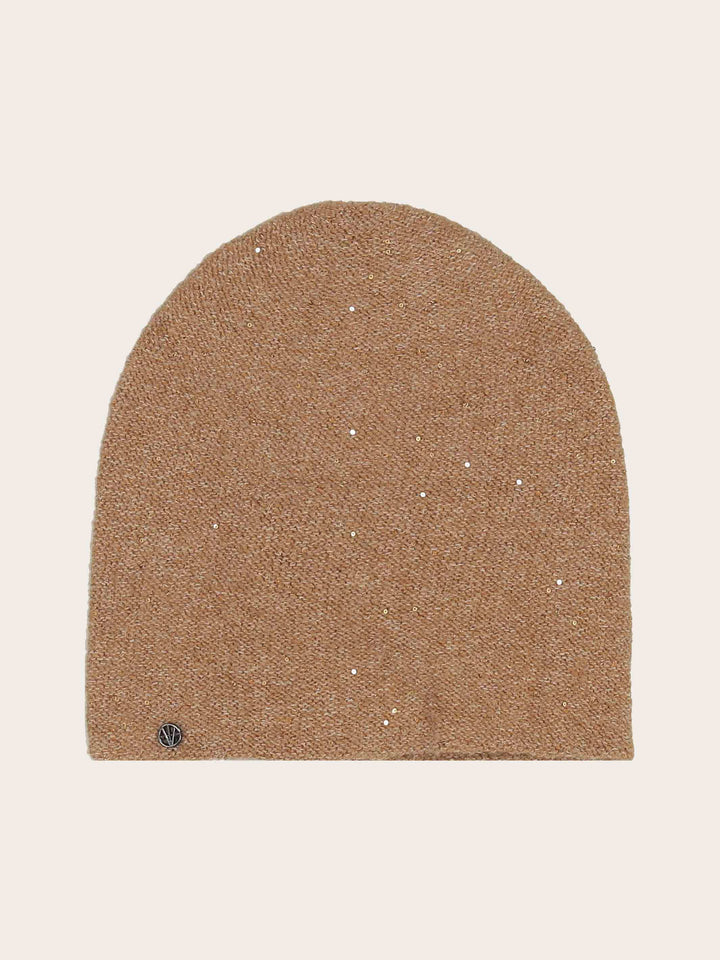 Schlichte Loevenich Beanie mit Glitzer