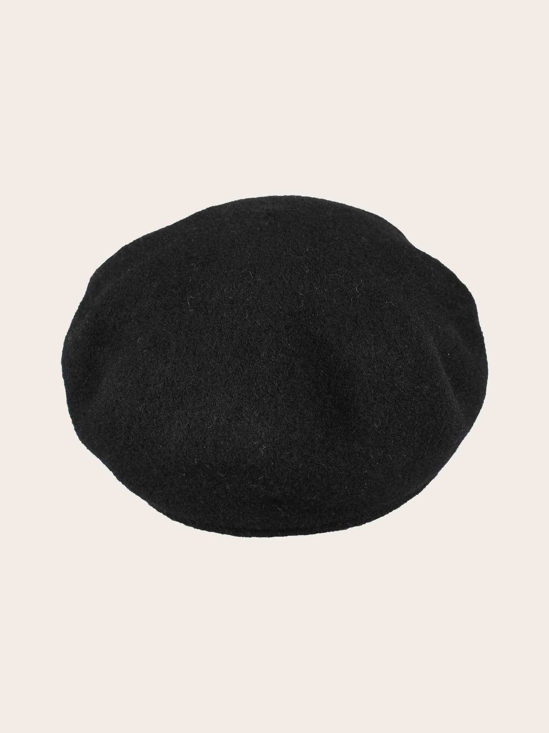 Einfarbige Loevenich Baker Boy Kappe aus reiner Wolle