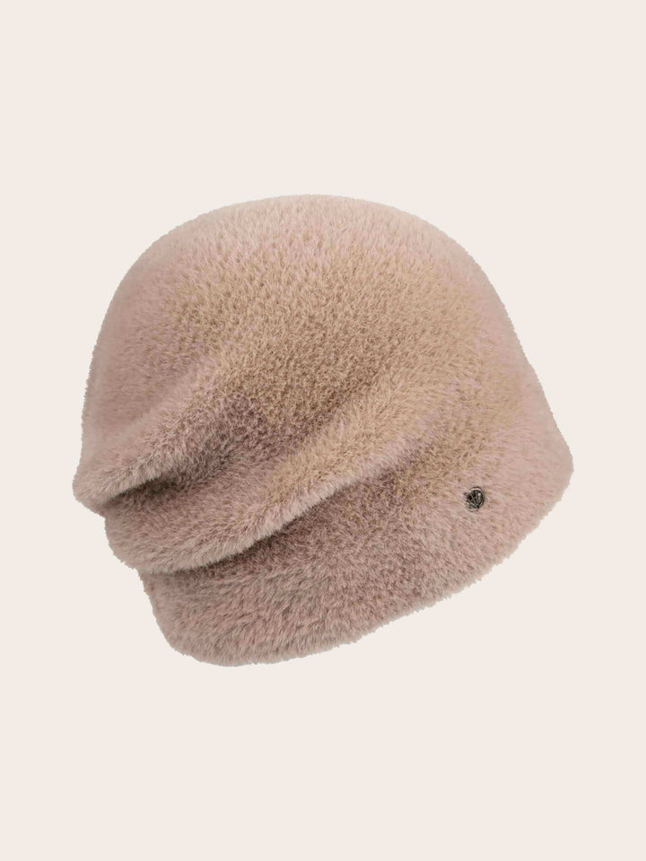 Weiche Loevenich Beanie mit gefaltetem Rücken