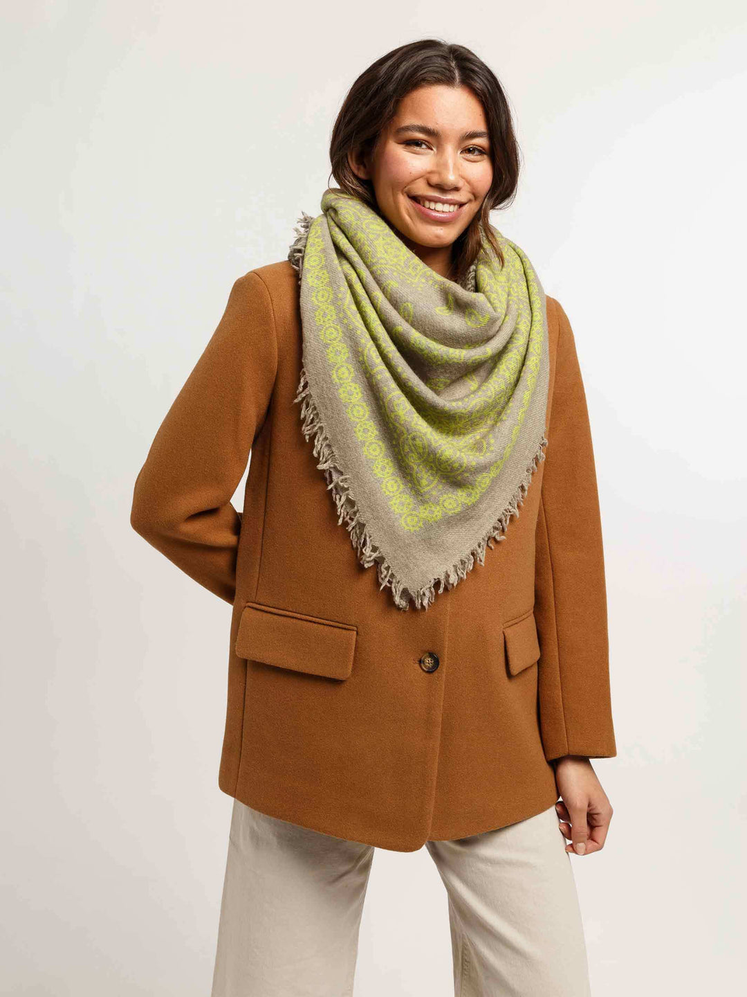 Tuch im Paisley-Design aus reiner Wolle