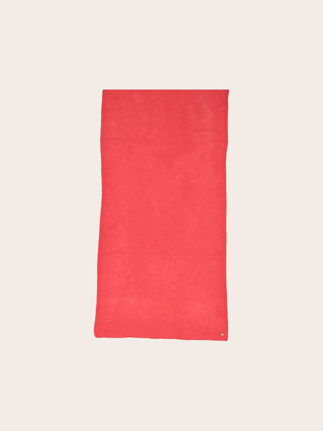 Einfarbiger Strickschal aus reiner Wolle