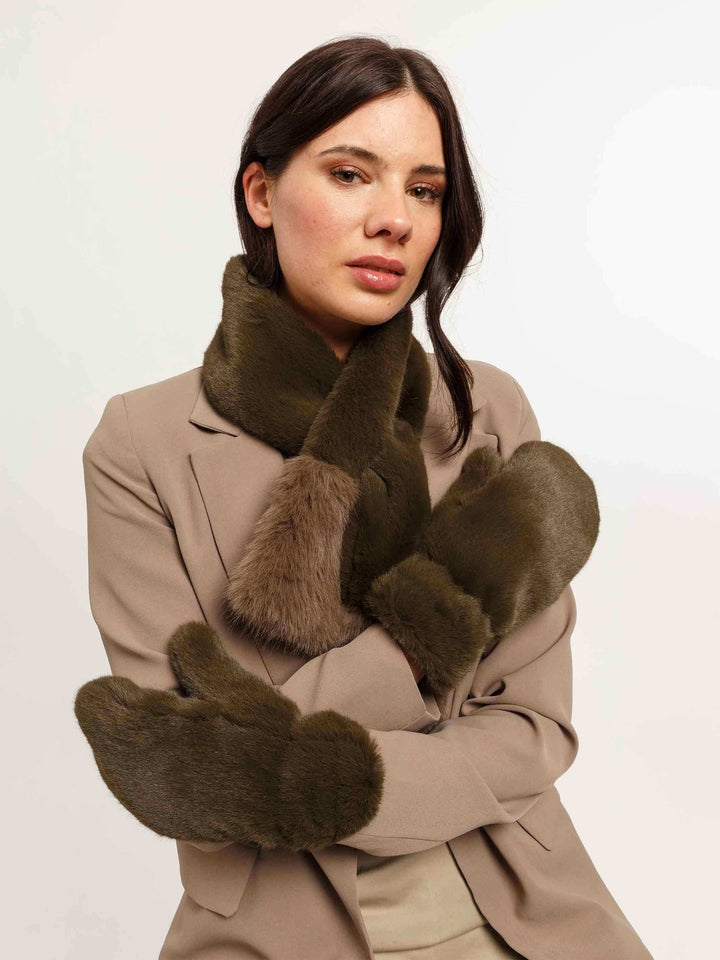 Weiche Loevenich Handschuhe aus Kunstfell – FRAAS Shop
