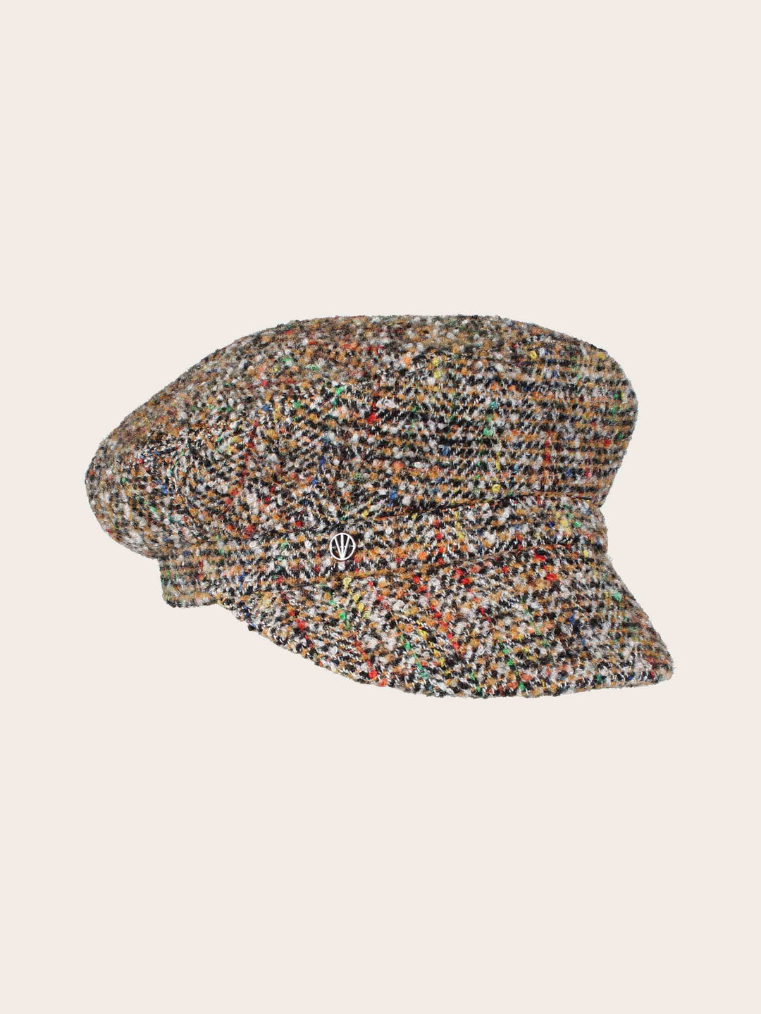 Loevenich Kapitänsmütze mit buntem Karo-Muster