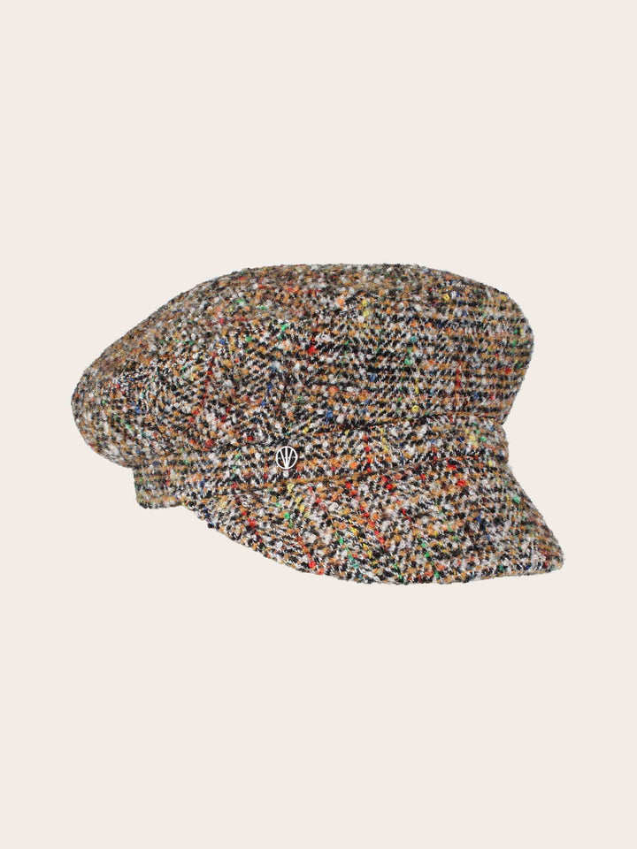 Loevenich Kapitänsmütze mit buntem Karo-Muster