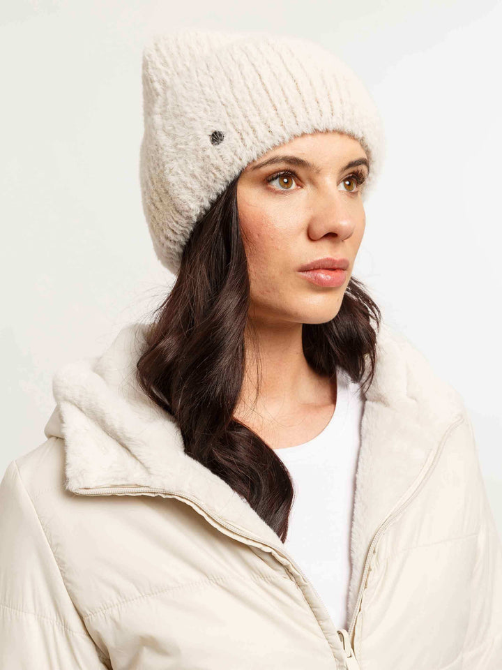 Weiche Loevenich Beanie mit breitem Umschlag