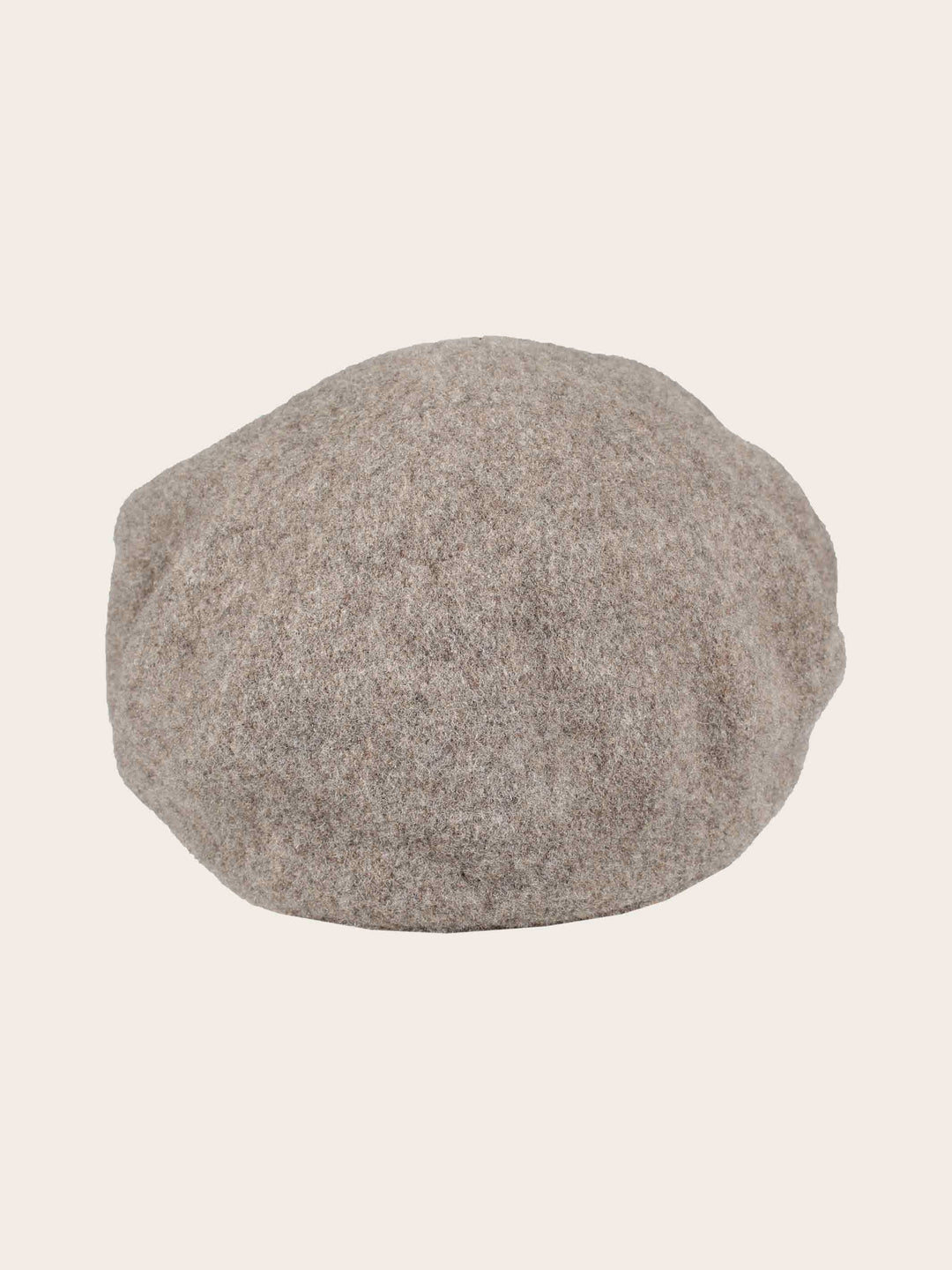 Einfarbige Loevenich Baker Boy Kappe aus reiner Wolle